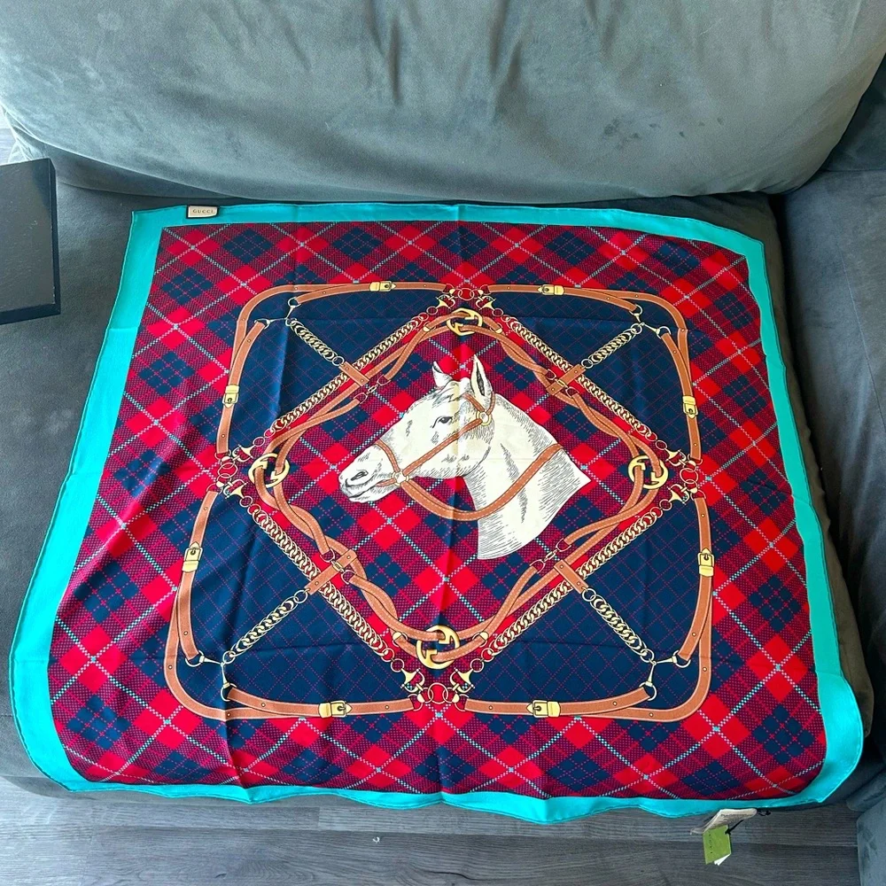 Gucci silk scarf NWT